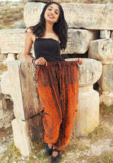 Handmade Casual Boho Cotton Hippie Yoga Pants Size S-M-L-XL