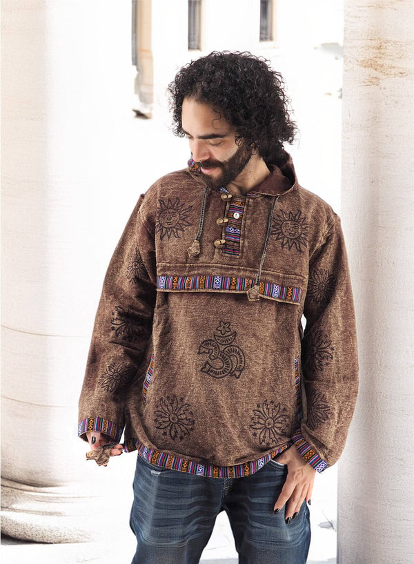 Unique Bohemian Jackets for Men PurpleBoho