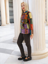 Vibrant Boho Patchwork Jacket - Artful Layers of Bohemian Style (Copy)