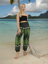 Unisex Harem Yoga Hippie Boho Pants Green