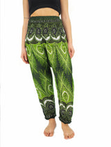 Unisex Harem Yoga Hippie Boho Pants Green