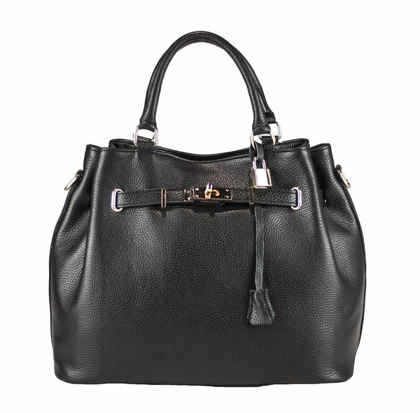 Black Leather Handbag