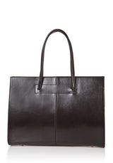 Black Smooth Calf Leather Handbag