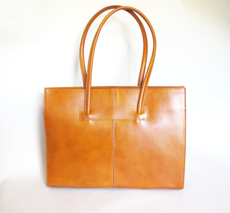 Tan Smooth Calf Leather Handbag