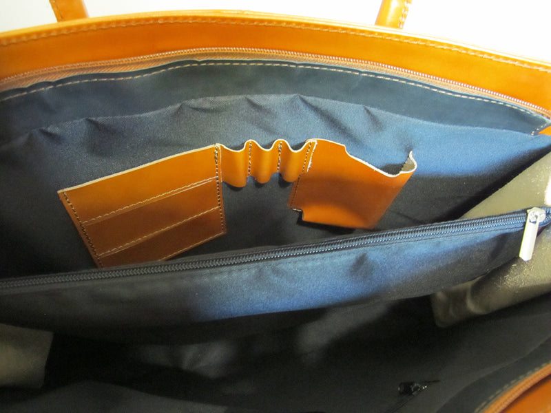Tan Smooth Calf Leather Handbag