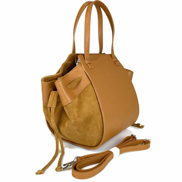 Tan Leather Large Handbag
