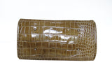 Taupe Olive Leather Handbag
