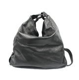  Black Super Soft Calf Washed Leather Handbag