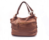 Brown Soft Calf Leather Handbag