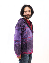 Handmade Casual Boho Cotton Unisex Men's Jackets Hoodies Size S and 4XL