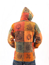 Handmade Casual Boho Cotton Unisex Men's Jackets Hoodies Size S-M-L-XL