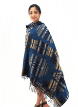 Scarf, shawl, blanket shawl, throw and Mediation shawl. Hand loomed from highland yak wool