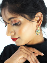 Rare Signed ADAYA Maya Rayten Micro Mosaic Earrings