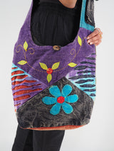 Handmade Cross Body Cotton Hemp Hippie Handbag Purse