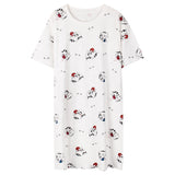 Sleep Wear Soft Cotton Blend Night Shirt Lounge Wear Cat Print XL 2XL 2XL