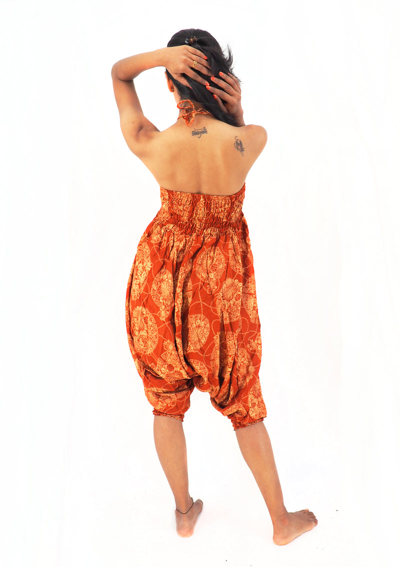 Handmade Casual Boho Rayon Hippie Yoga Alladin Pants One Size Light Pink