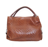 Medium Brown Leather Handbag